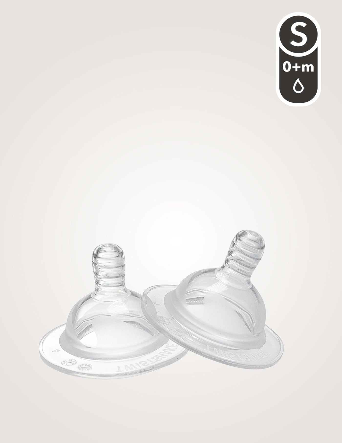 Anti-Colic Baby Bottle Nipples - Twistshake, Silicone